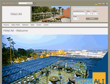 Tablet Screenshot of hotel-ali.com